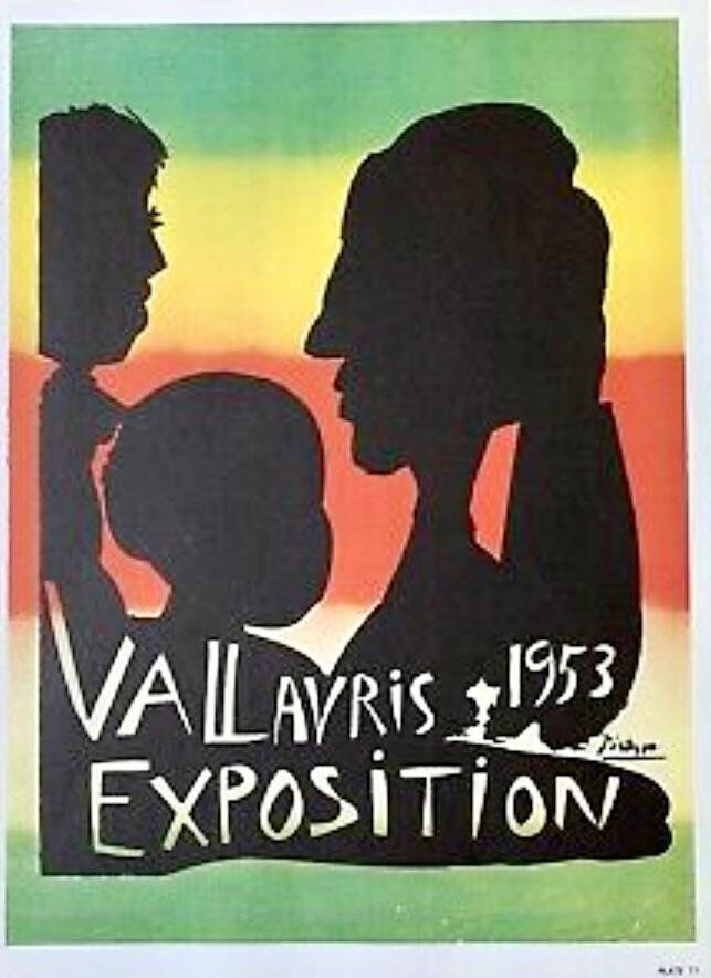 パブロ・ピカソのオリジナルヴィンテージリトグラフポスター - 1957年