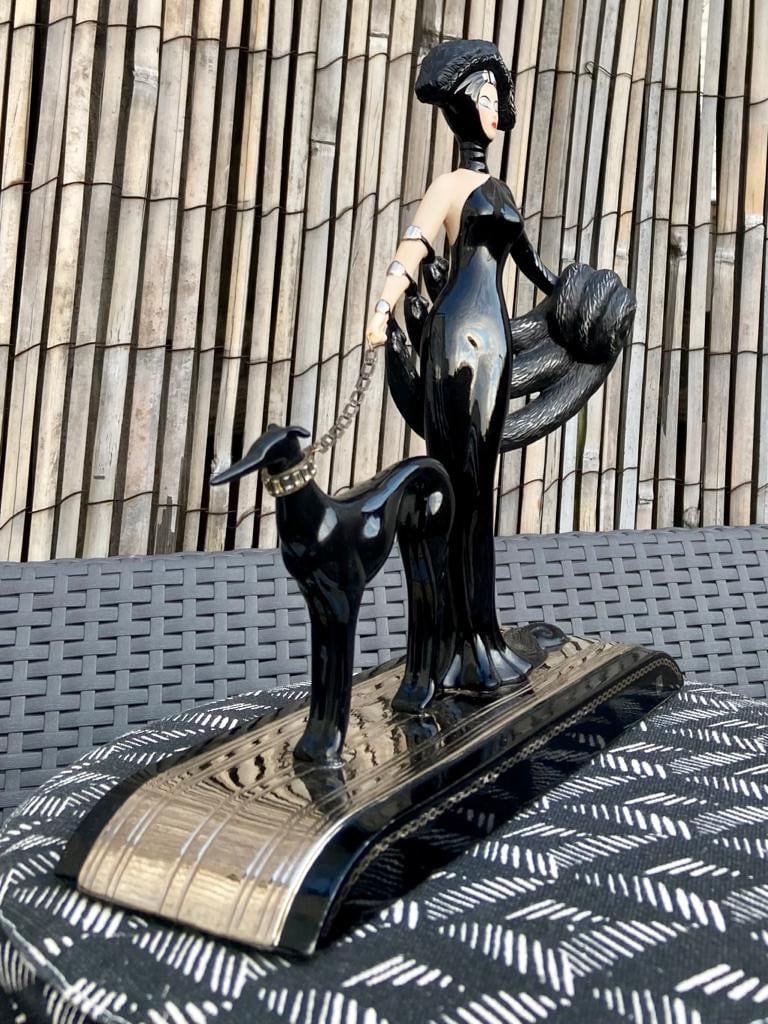 Original Vintage Rare Franklin Mint House of Erte Figurine