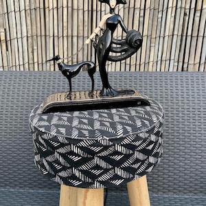 Original Vintage Rare  Franklin Mint House of Erte Figurine ‘Symphony in Black’