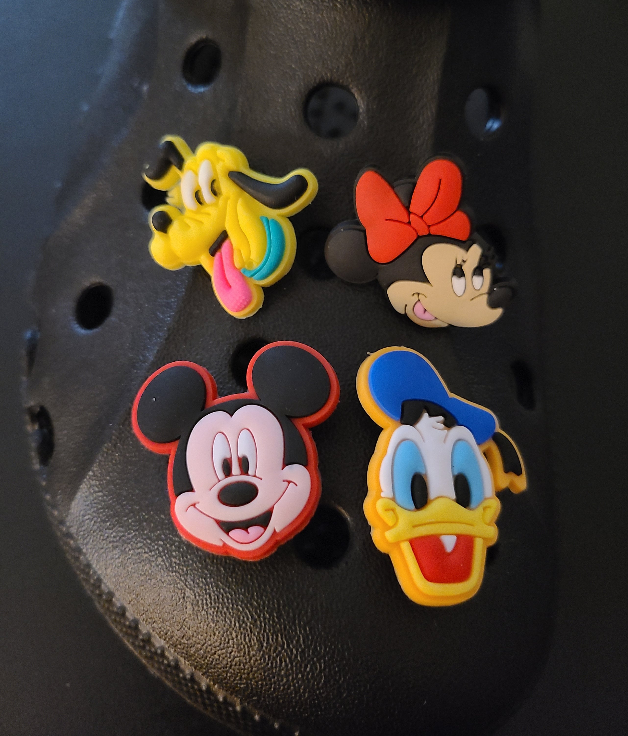 Croc Shoe Charms Mickey Mouse Minnie Pluto Jibbitz Etsy