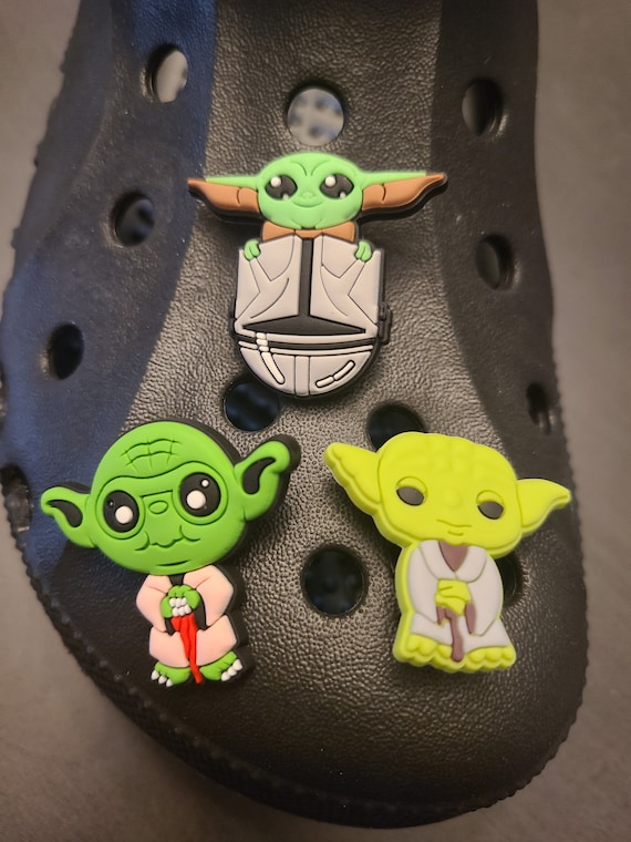 Croc Shoe Charms Yoda Baby Yoda Jibbitz Etsy