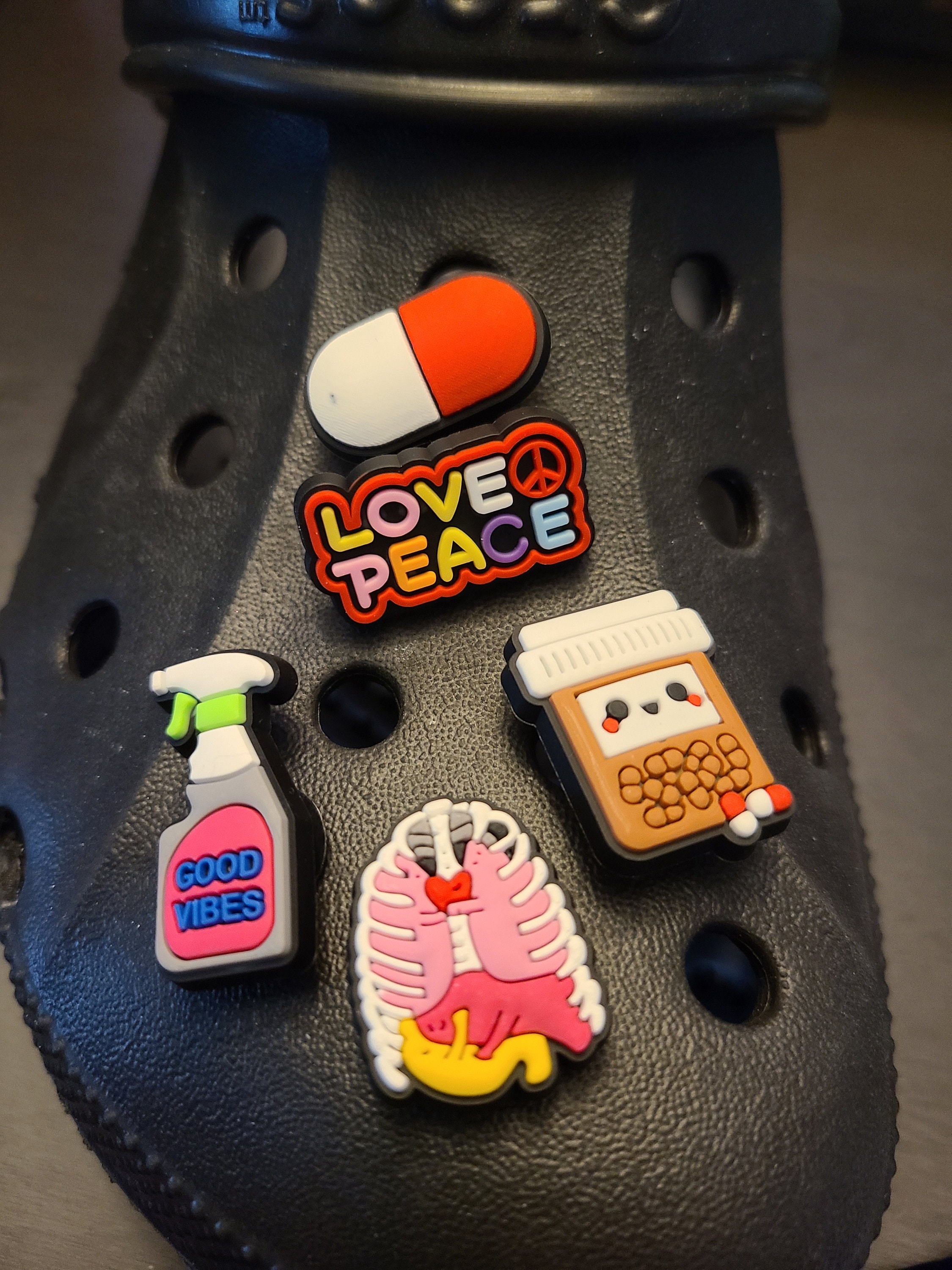 crocs charms nurse