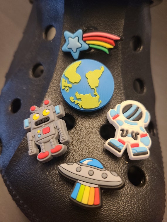 crocs with paw prints