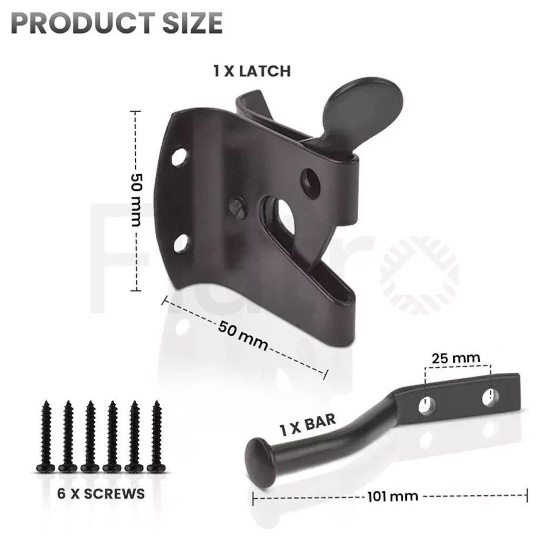 Heavy Duty Auto Garden Gate Latch Self Locking Automatic Door Latches ...