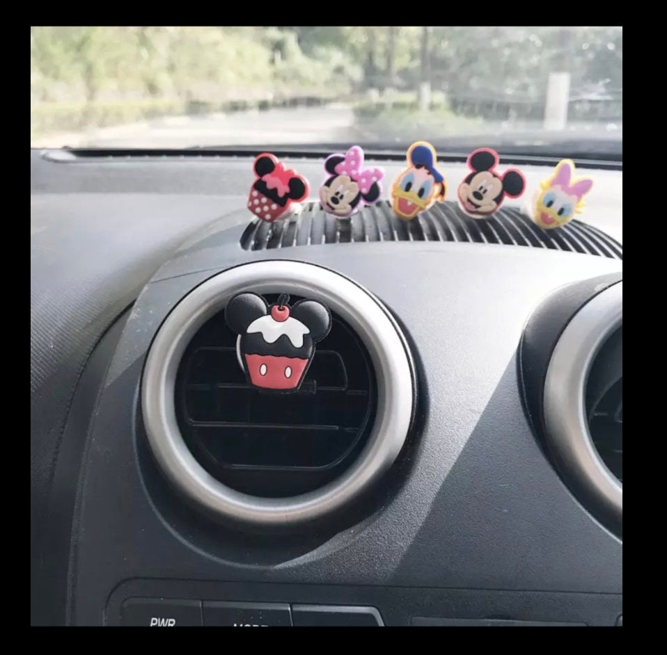 Novelty Car Air Fresheners Mickey Mouse Minnie Mouse Donald Etsy