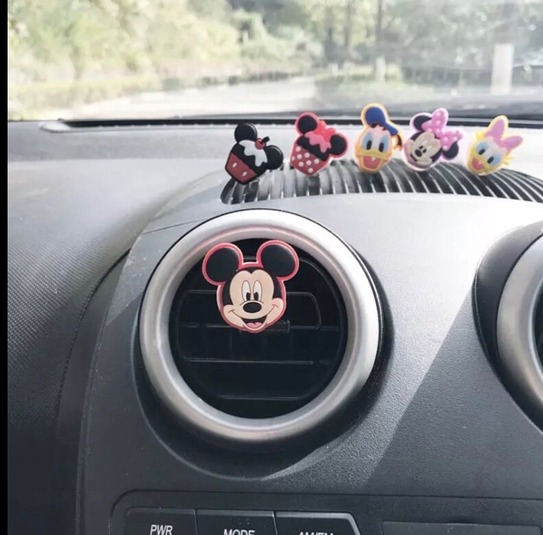 Novelty Car Air Fresheners Mickey Mouse Minnie Mouse Donald Etsy