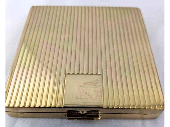 Coty Mirrored Compact Pressed Powder Vintage with… - image 6