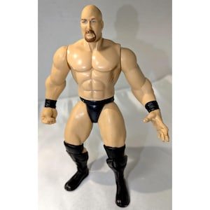 Stone Cold Steve Austin 1996 Jakks WWE Wrestling Figure Hard To find