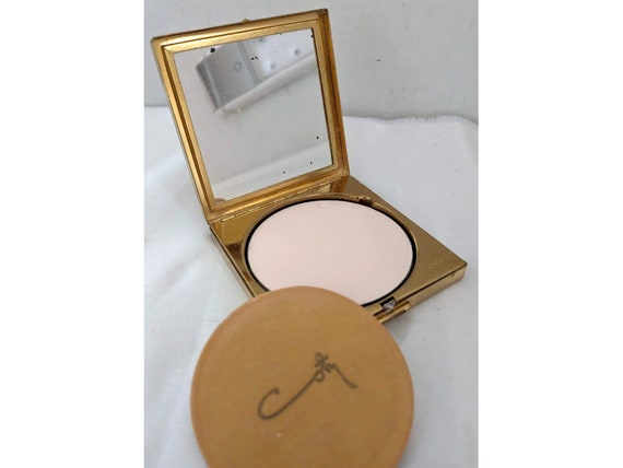 Coty Mirrored Compact Pressed Powder Vintage with… - image 10