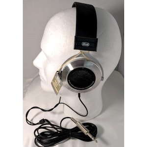 1987 Audio Technica Atus AP1400 Digital Ready Stereo Headphones New Damaged Box