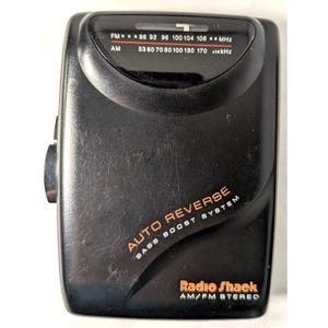 Vintage Radio Shack AM/FM Radio Personal Cassette Player SCP-53 Works