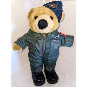 JJ Wind Bear Forces of America US Air Force Patriot Bear Airman Plush 10&quot; 1994