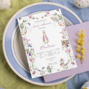Peter Rabbit immediate digital download baby shower mom to be
