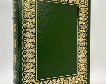 Aristotle's Politics & Poetics ~ Vintage Leather Book W/ 22k Gold