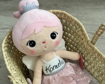 Muñeca Metoo Pink Angel con el nombre del niño, 50 cm