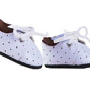 Sapatos para boneca Paola Reina 32 cm - cadarço branco / Sapatos para bonecas Paola Reina 32