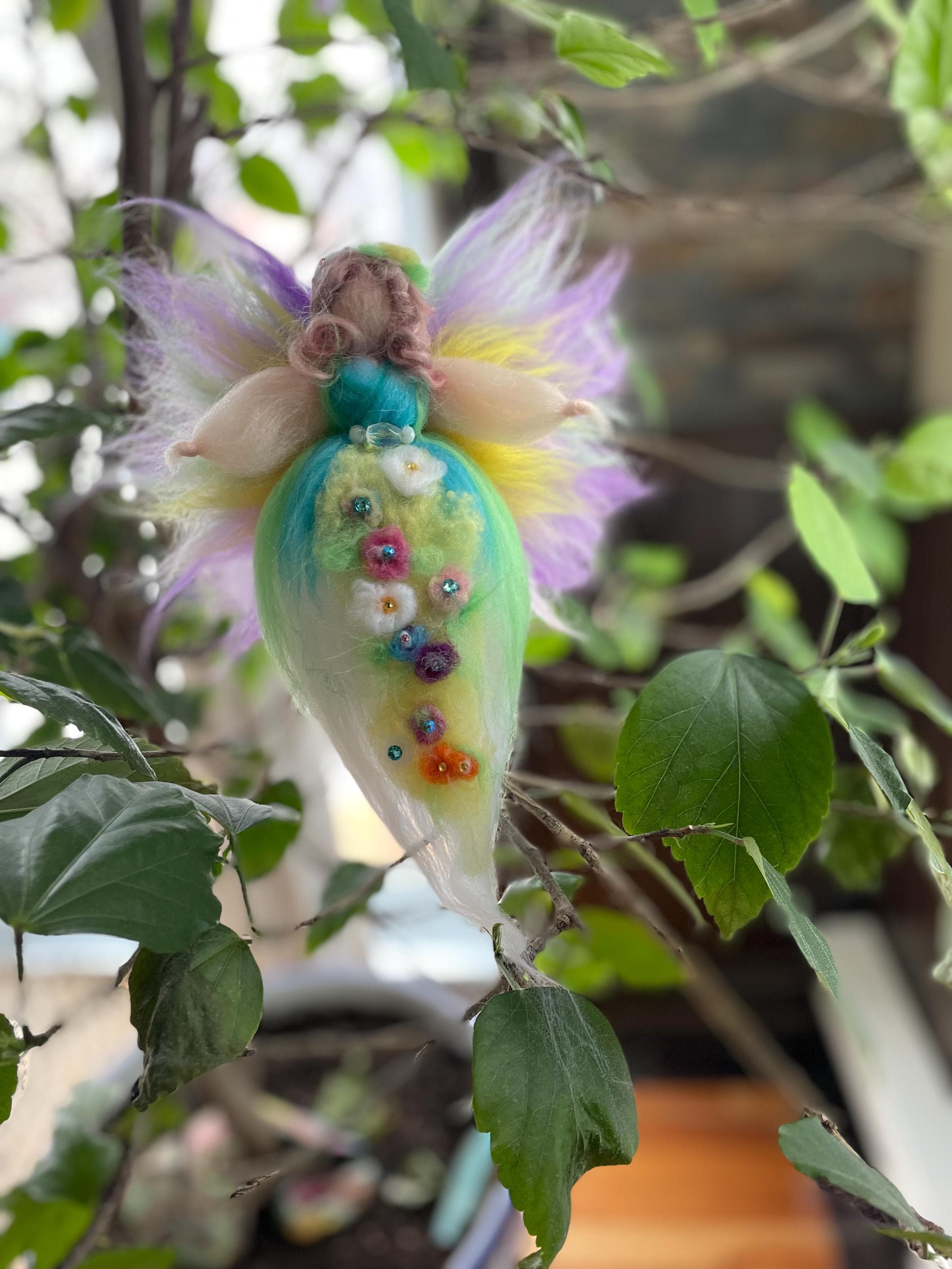 Needle Felt Lady Spring Waldorf - Etsy