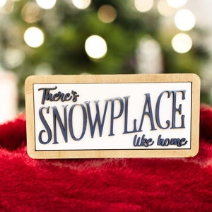 Christmas Interchangeable Inserts/Leaning Ladder Tiles/Rectangle Inserts/Christmas Decor/Snowplace Like Home