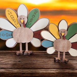 Thanksgiving Turkey  Shelf Sitters/Thanksgiving decor/Fall Decor