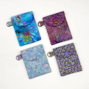 Mini credit card/ID pouch, minimalist grab & go wallet, business card holder, secret security pouch, teacher gift