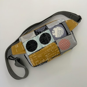 Cute fanny pack, quilted waist pack, multi-colored fanny pack, petite waist pack, minimalist fanny pack, zippered belt bag, card pockets