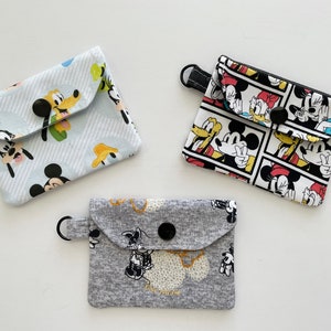Minitarjetero de Disney, minitarjetero, minibilletera Disney, tarjetero de regalo, tarjetero de visita, regalo para profesores