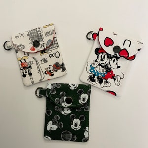 Minitarjetero, minibolsillo de Disney, minibilletera, bolso de mano, regalo para profesores, billetera pequeña para mujer