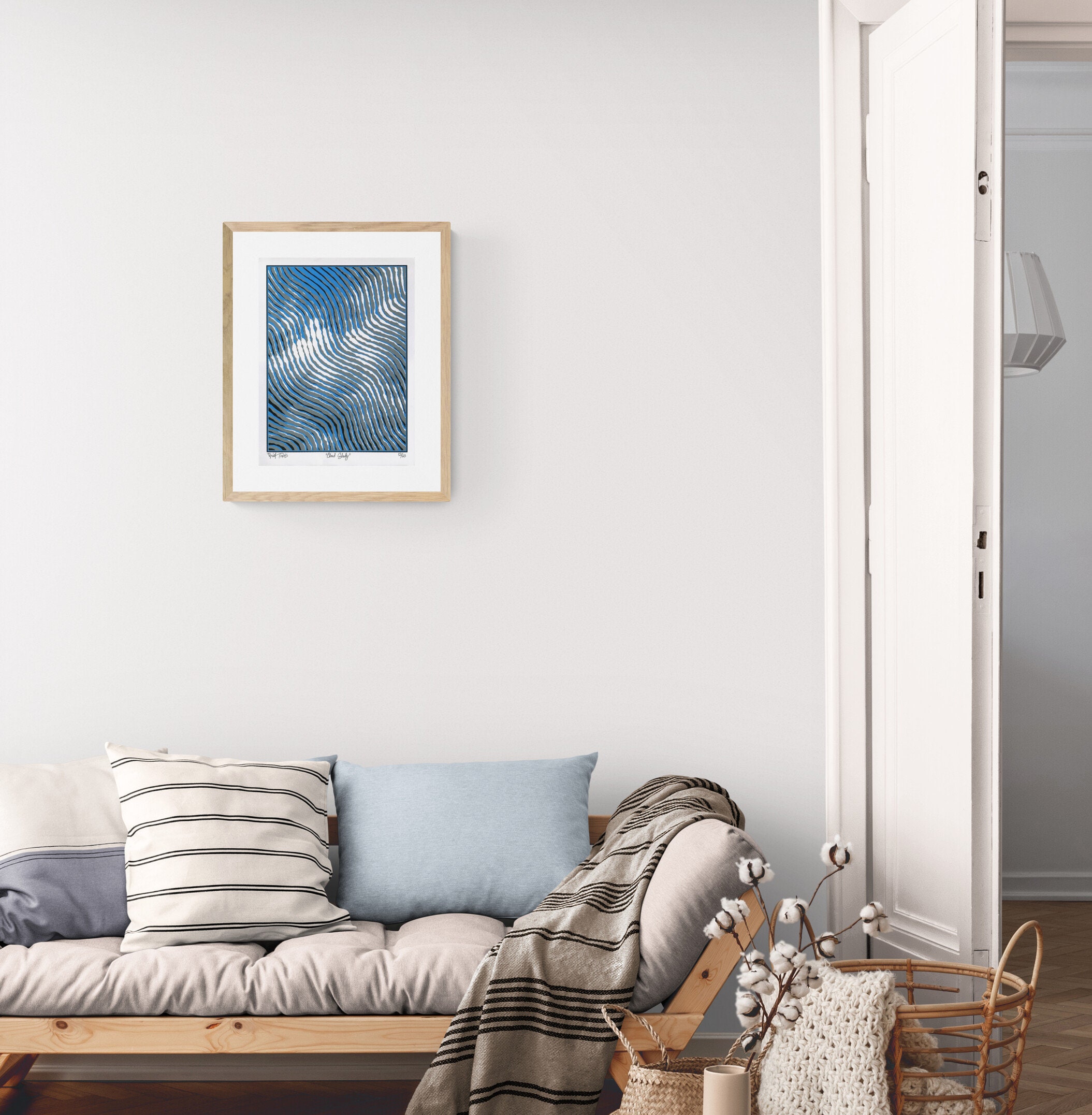 Cloud Study - Limited Edition Screenprint by Bill Tavis - Etsy