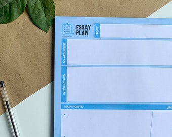 Essay Planner Notepad (A4)
