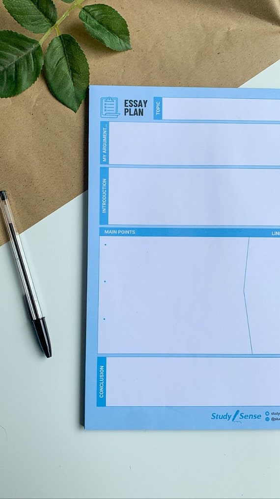 Essay Planner Notepad (A4)