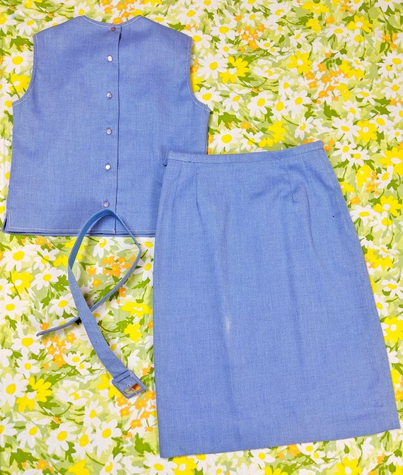 60’s Denim Three Piece Set - image 3