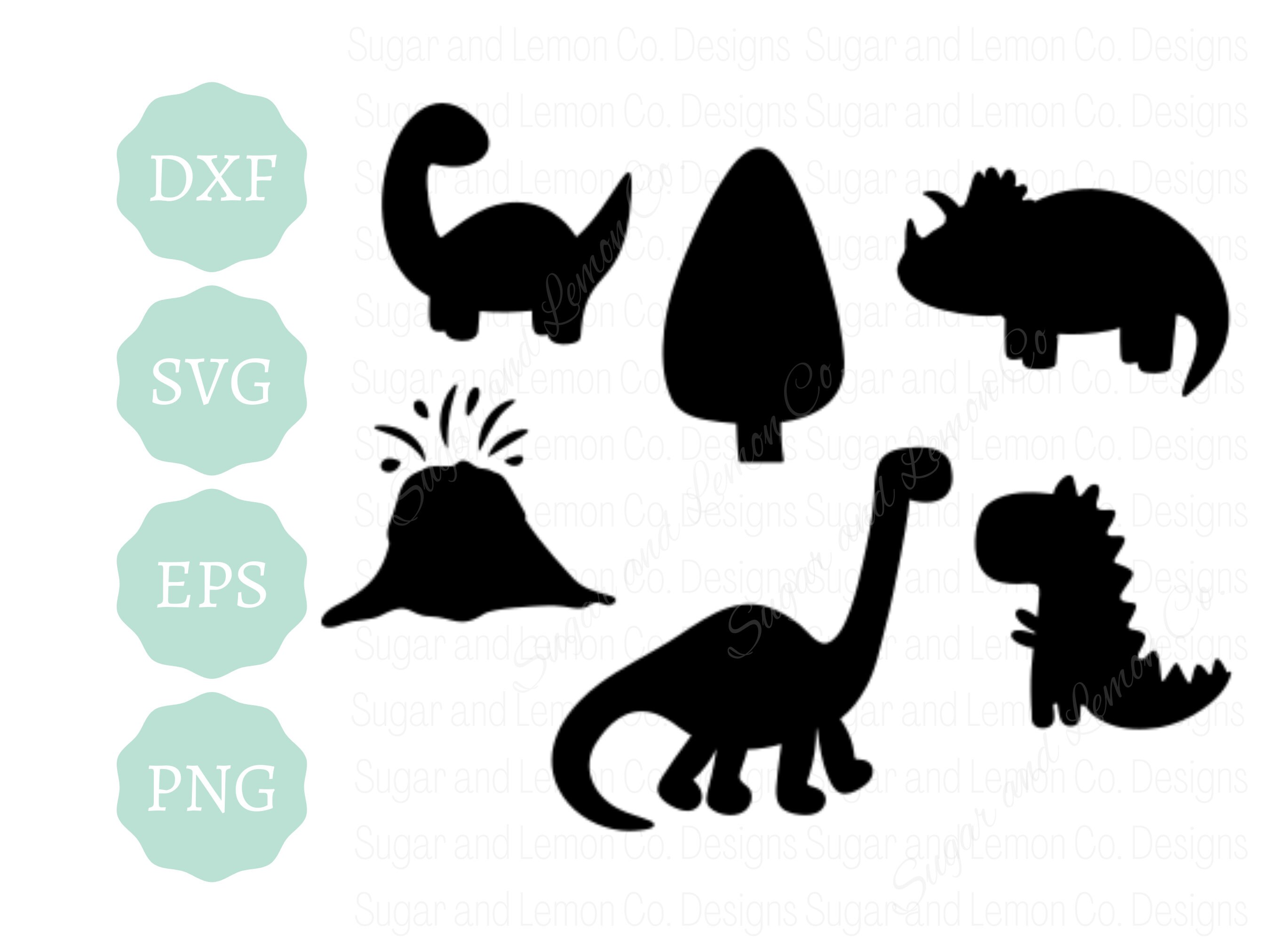 Dinosaur SVG Bundle, Cut File, Dino Clip Art, Dinosaur Clipart, Instant ...