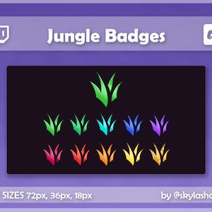 Lol Jungle Sub/Bit Badges - League of Legends Jungle role subscription and bit badges for twitch - Gaming, Streaming, Twitch, YouTube