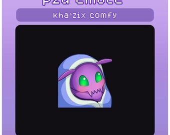 Kha’Zix Cozy Emote - League of Legends, Gaming, Streamen, Twitch, Discord, YouTube