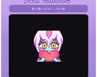 Evelynn Love Emote - League of Legends, Gaming, Streamen, Twitch, Discord, YouTube