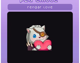 Rengar Love Emote - League of Legends, Gaming, Streamen, Twitch, Discord, YouTube
