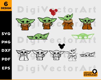 Baby Yoda Svg Etsy