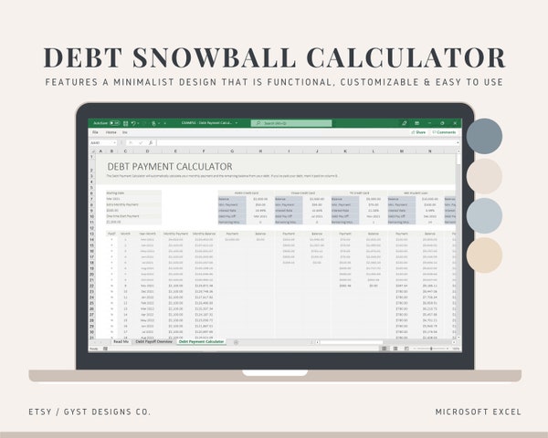 Dave Ramsey Student Loan Payoff Calculator Debt Payoff Tracker Spreadsheet Designed for Dave Ramsey's Debt