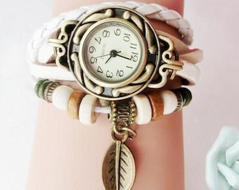 Boho Women's Genuine Leather Wristwatch