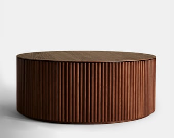 フリル付き木製コーヒーテーブル マンゴーウッドコーヒーテーブル 木製センターテーブル ホームデコレーション