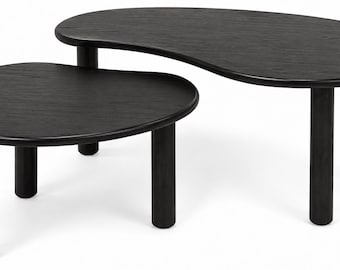 Ova Curve Mango Wood Coffee Table