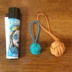 Monkey Fist Zipper Pull