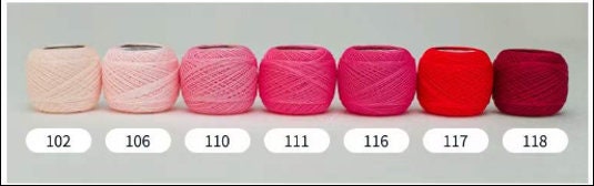 MKC Size 80 Cotton Crochet, Tatting, Knitting Thread Lace Balls, Fine,  10g0.35oz, 183ft168m 