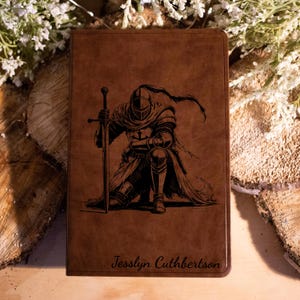 Personalize Knight Bible Name Leather ESV Gift Wedding Anniversary Gift Personalized Baptism Gift Custom Gift for Her Gift for Him