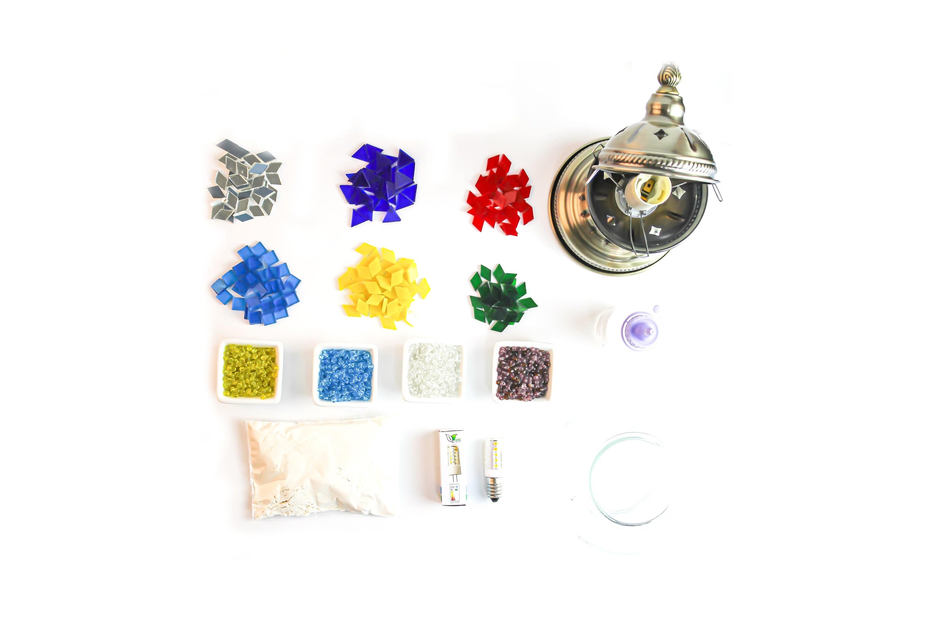 DIY Mosaic Lamp Making Kit Etsy Australia