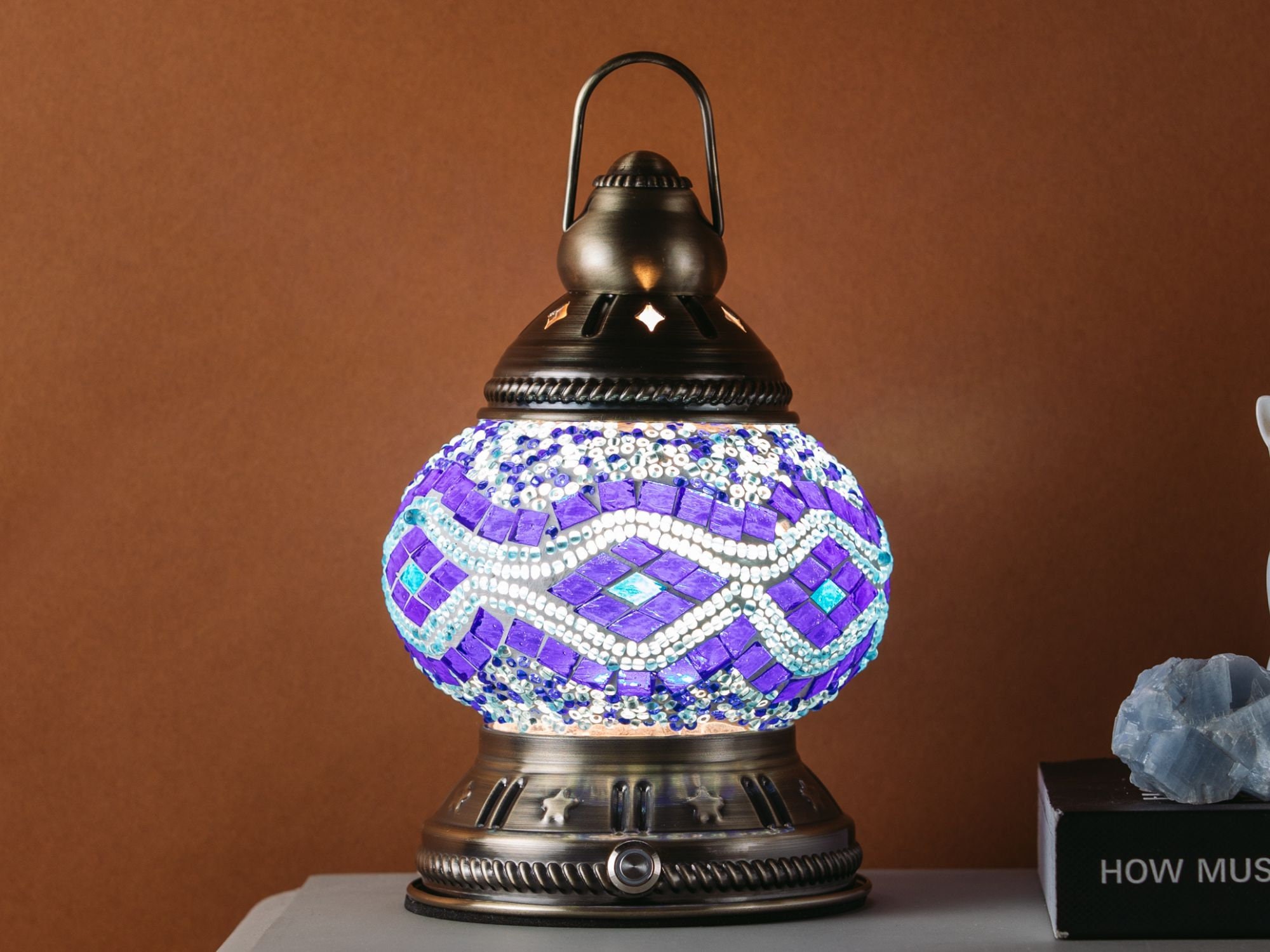 ライト・ランタン ASIMOCRAFTS WANTKEY CAMP moscokezuru Mosaic Rechargeable Camping Lamp DIY Kit - Turkish Lamp Home Kit