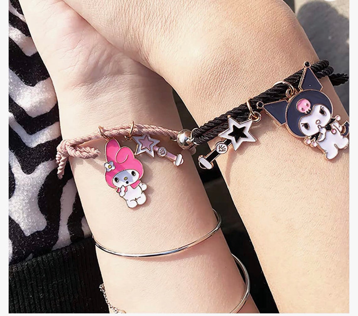 Kuromi and My Melody Bracelet Etsy