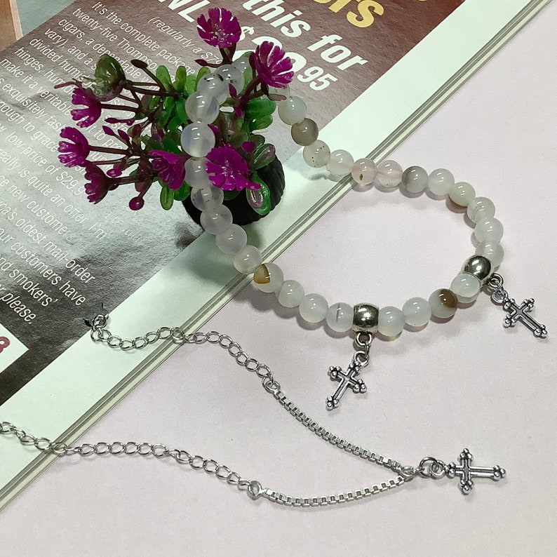 Silver Small Crosses Mini Cross Charms Beads Cross Pendants for Jewelry