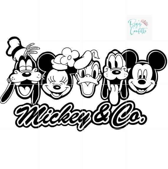 Mickey & Co. SVG/PNG | Etsy Canada