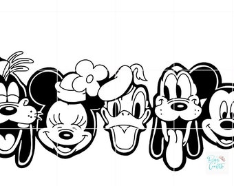 Disney Character Svg Etsy